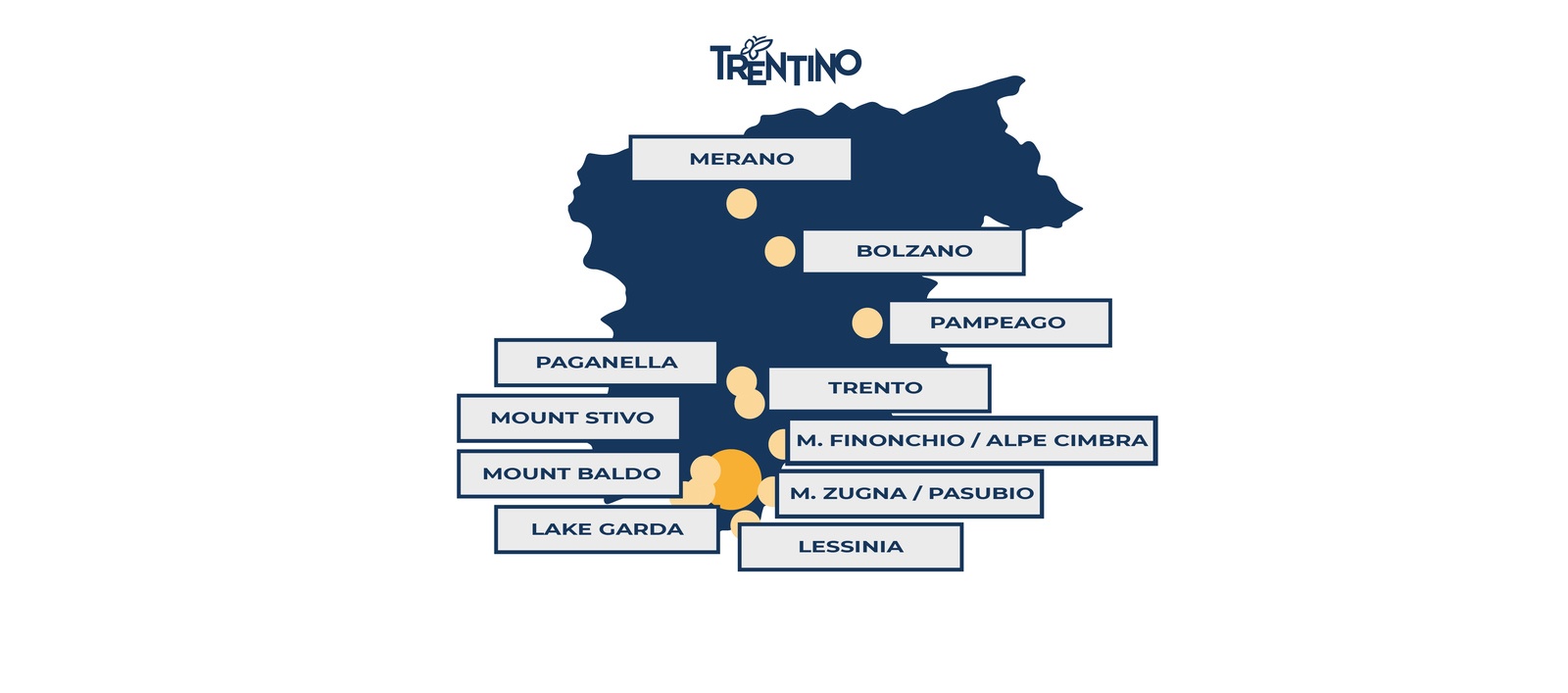 mappa Trentino